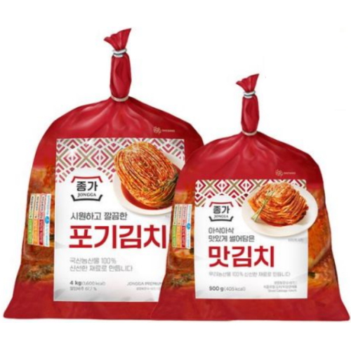 종가 포기김치 4kg + 맛김치 900g (1개)_이미지