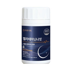와이즈웨이 자주가게 멜라테아닌 나잇 600mg 60정 (4개)