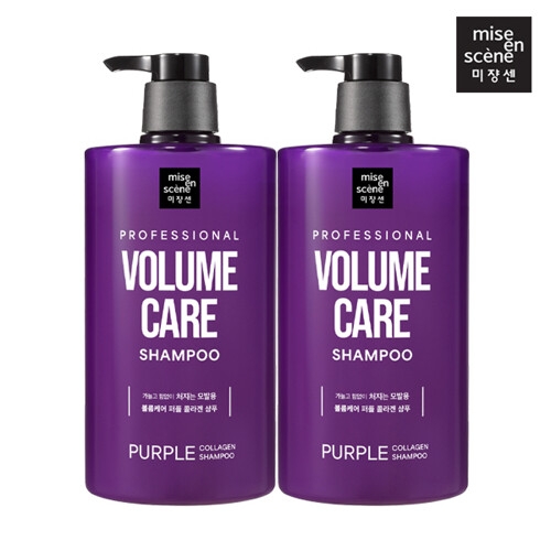 미쟝센 볼륨케어 퍼플 콜라겐 샴푸 1000ml (2개)_이미지