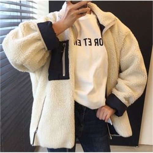 오노마 오노마 ONM 여성털자켓 3컬러 1P 여자 겨울 목이긴 후리스 잠바 8302621_이미지