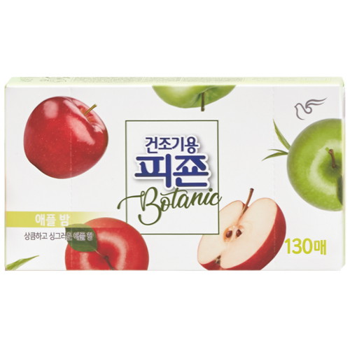 피죤 건조기용 보타닉 애플밤 130매 (1개)_이미지