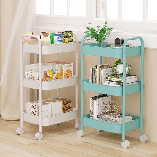 모던하지 이동식 3단 철제 트롤리_이미지