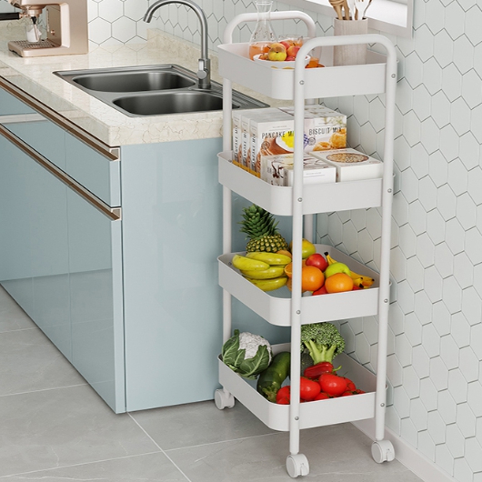 모던하지 이동식 3단 철제 트롤리_이미지