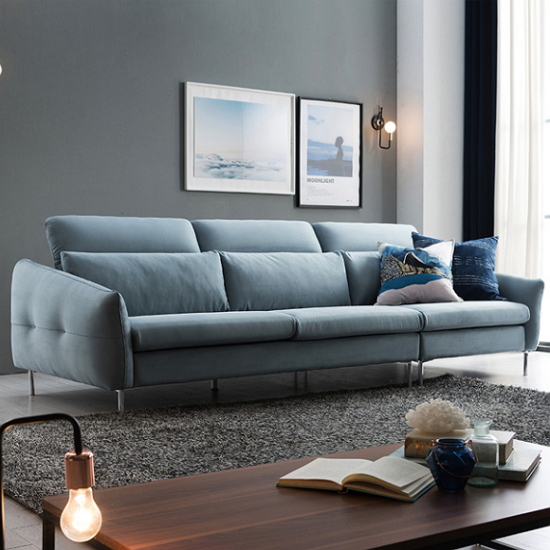 자코모 데니스 기능성 위브펠 패브릭 소파 4인용 (스툴별도)_이미지