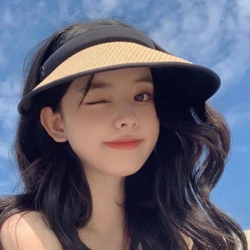 라일리 Rly 여성 여름철 나들이 패션 바캉스 라탄 햇빛 차단 썬캡 S10263870_이미지