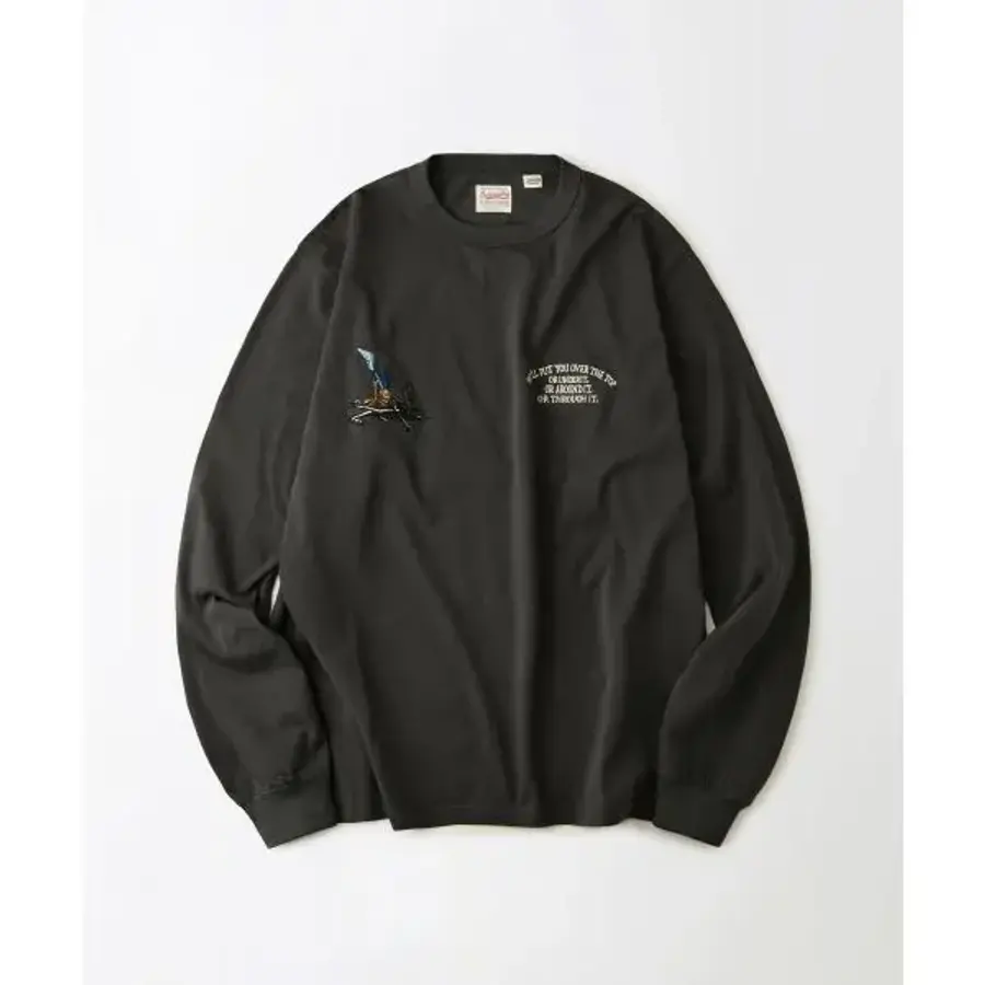 OUTSTANDING LOONEY TUNES LONG SLEEVETHIS MIGHT HURT_CHARCOAL OSLS12C..