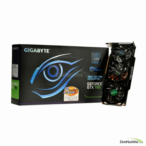 GIGABYTE ������ GTX780 UDV D5 3GB WINDFORCE METAL