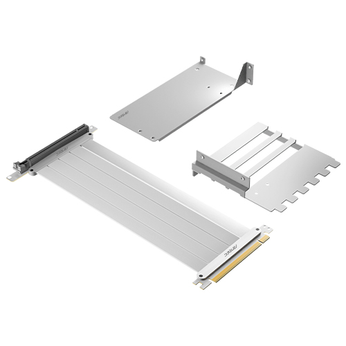 Antec PCI-E 4.0 라이저 케이블 KIT (화이트, 200mm)_이미지