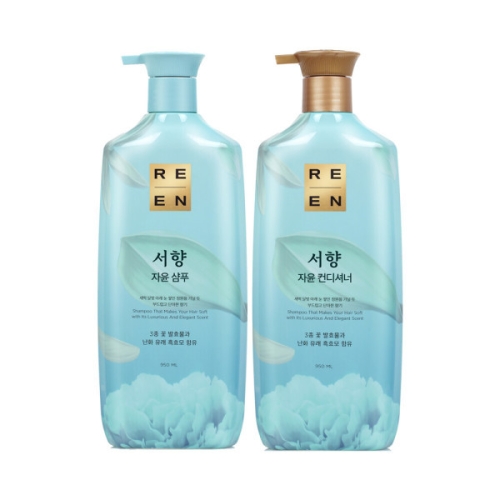 리엔 자윤 서향 샴푸 950ml+컨디셔너 950ml 2종세트_이미지