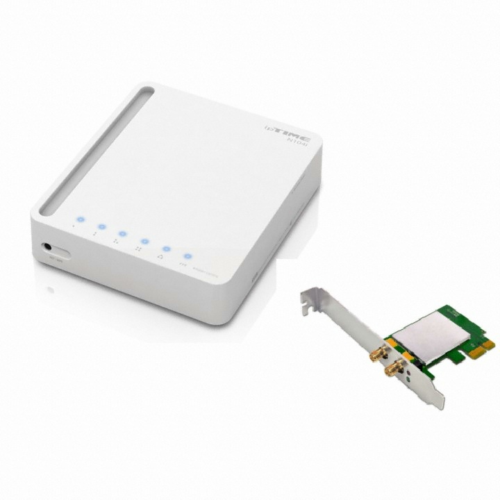EFM ipTIME N104i 공유기 패키지 (+ N300PX PCI-E 무선랜카드)