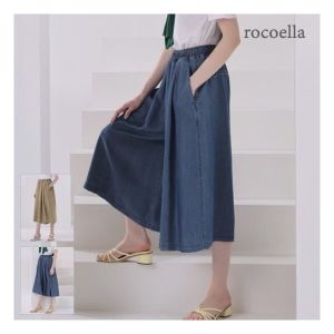 메리엘 텐셀 플레어핏 여성 큐롯 팬츠 856448