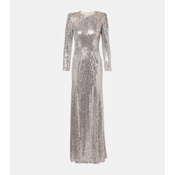 제니 팩햄 Dulcet 시퀸 이브닝 가운 P01124427_이미지