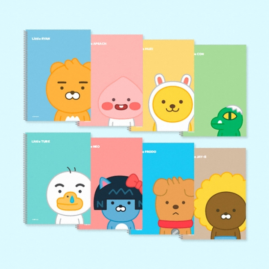 아이콘스 카카오프렌즈 리틀프렌즈 스프링 노트 10권_이미지
