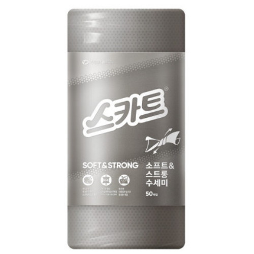 유한킴벌리 스카트 ㅤ소프트&스트롱 수세미 50매 (2개)_이미지