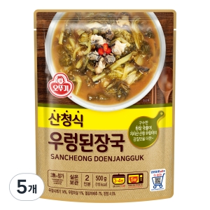 오뚜기 산청식 우렁된장국 500g (5개)