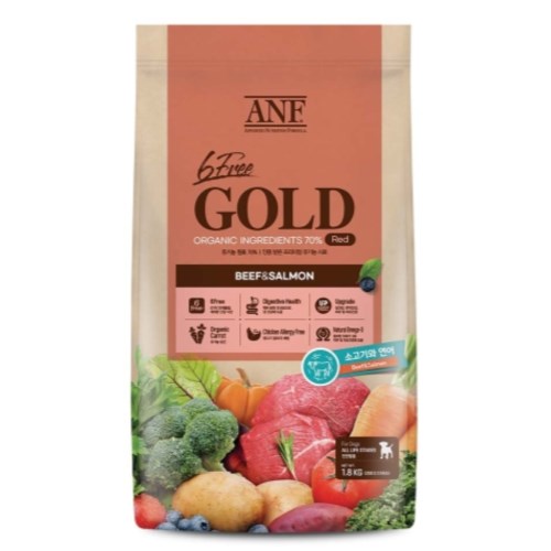 ANF 독 식스프리 골드 소고기&연어 5.6kg (1개)_이미지