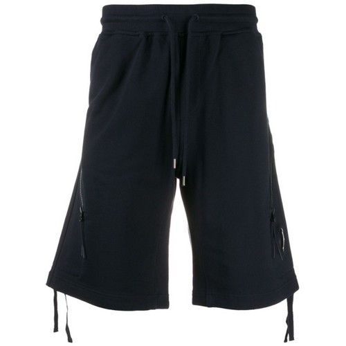 CP컴퍼니 로고 스웨트 반바지 08CMSB177A 005160W (888, 네이비)