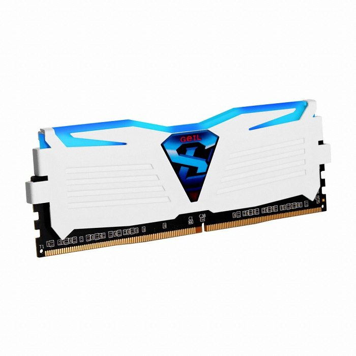 GeIL DDR4-3200 CL16 SUPER LUCE WHITE 블루 패키지 (16GB(8Gx2))_이미지