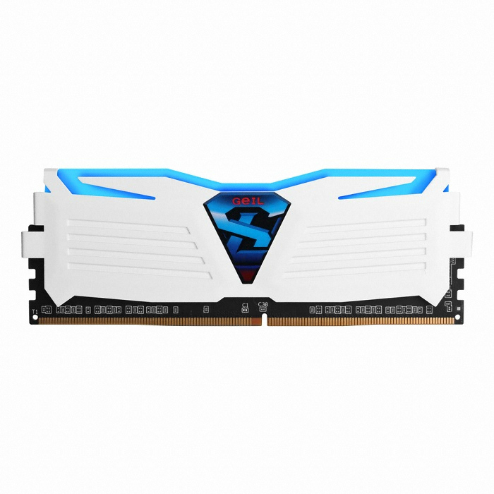 GeIL DDR4-3200 CL16 SUPER LUCE WHITE 블루 패키지 (16GB(8Gx2))_이미지