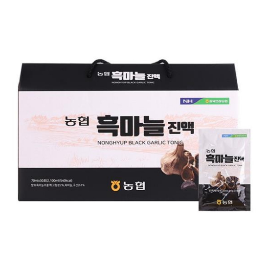 충북인삼농협 농협 흑마늘진액 70ml 30포 (2개)
