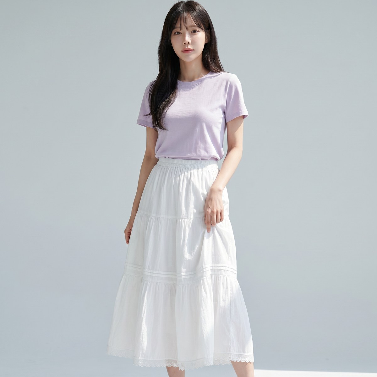  KARRA 피크닉캉캉레이스스커트_KB5SSK013C