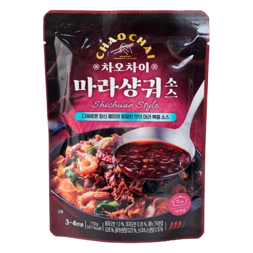 샘표 차오차이 마라샹궈소스 110g (5개)_이미지