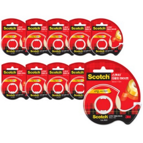 3M 스카치 다용도 테이프 디스펜서 581 18mm x 15m (10개)_이미지