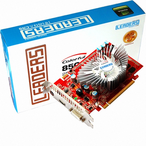 리더스 시스템즈 지포스 8500GT Colorful HDMI 256MB_이미지