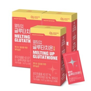 대상웰라이프 멜팅업 글루타치온 필름 309mg 30포 (3개)_이미지