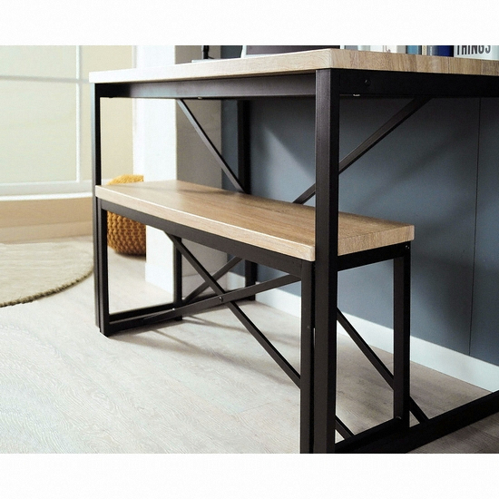 프리메이드 스테이 식탁 1200 (벤치2개)_이미지