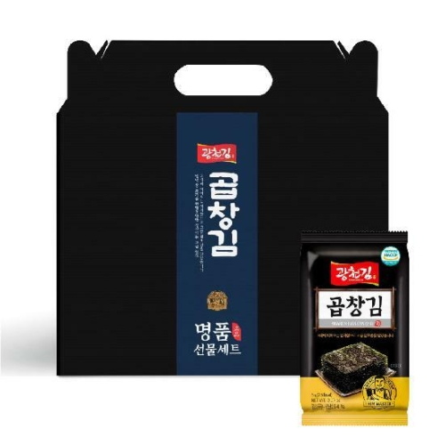 광천김 곱창김 도시락김 5g 16봉 선물세트 (1개)_이미지