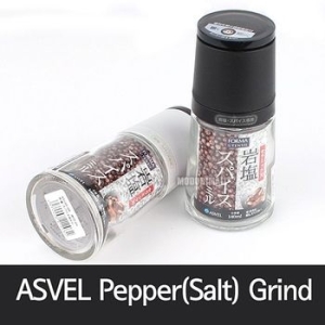 스텔라 아스벨 유리병 후추갈이 140ml 1P 소금갈이 솔트그라인더 페퍼밀그라인더