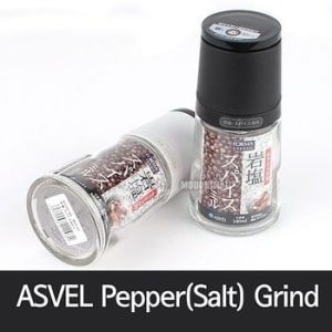 스텔라 아스벨 유리병 후추갈이 140ml 1P 소금갈이 솔트그라인더 페퍼밀그라인더