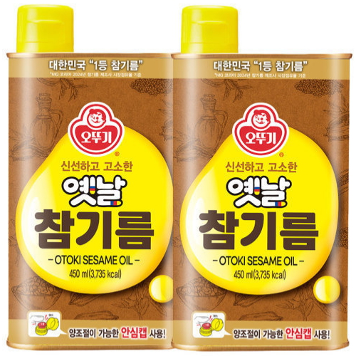 오뚜기 옛날 참기름 450ml이미지입니다. 누르면 해당 게시물로 새창이동합니다.