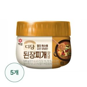 백설 다담 된장찌개 530g (5개)_이미지