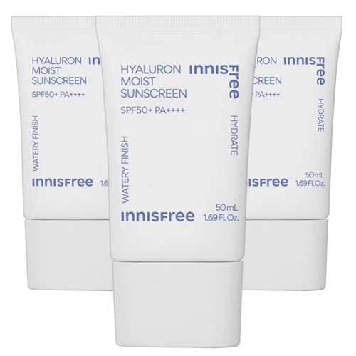 이니스프리 히알루론 수분 선크림 50ml (3개)_이미지