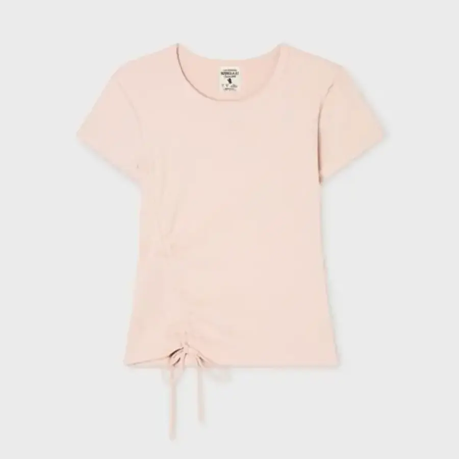 후아유 여성 Ribbed Side String T-Shirt WHRAG2424F_이미지