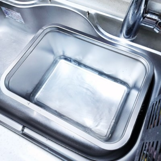 깊고 넓은 304 스테인리스 설거지통 15L