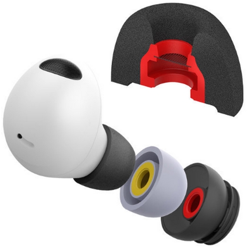 디오핏 갤럭시 버즈2 프로 메모리폼 이어팁 GP-XVR510BJBBK (3쌍)_이미지