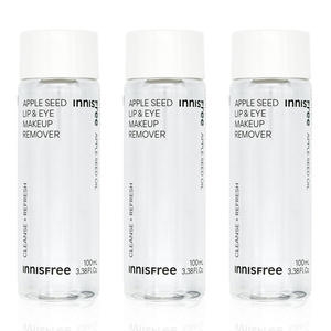  이니스프리 NEW 애플 씨드 립&아이 리무버 100ml [3개]