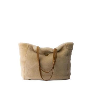 프라다 라지 시어링 토트 백 1BG597VOOX2EC9