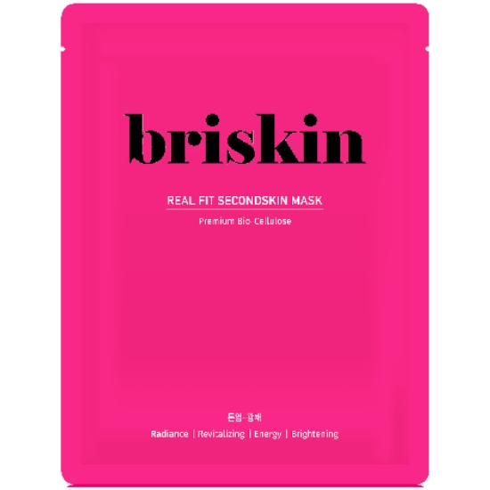 브리스킨 리얼 핏 세컨드스킨 톤업 광채 마스크
