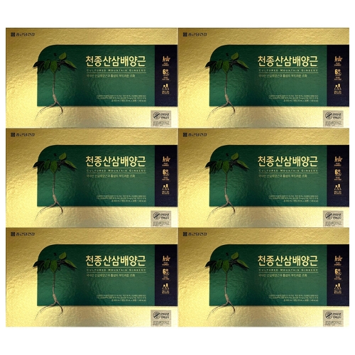 종근당건강 천종산삼배양근 20ml 30병 (6개)_이미지