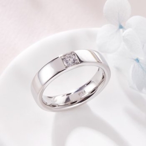 비앤비골드 14K 사각 스퀘어 큐빅 민자 남성 반지 RCM41375_이미지