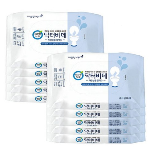닥터비데 물티슈 리필형 10매