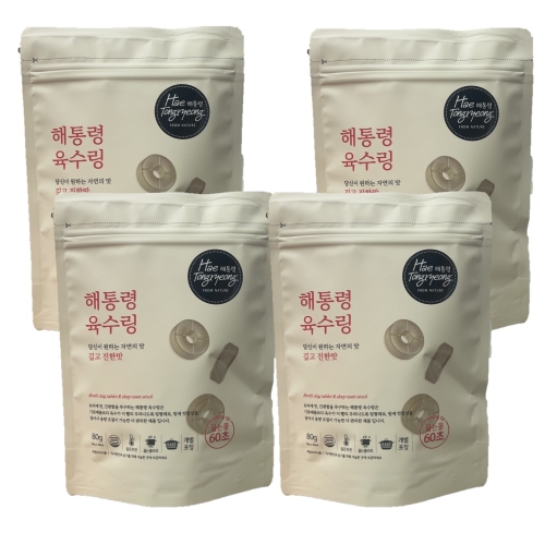 빅마마씨푸드 해통령 육수링 깊고 진한맛 80g(4gx20입) (4개)