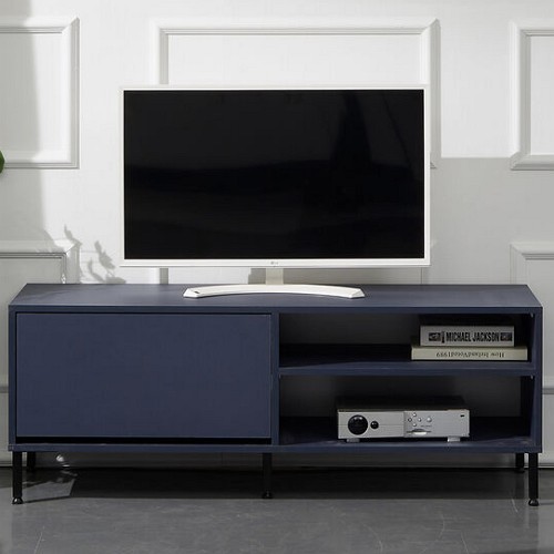 장인가구 체르니 선반형 수납 높은 거실장 1200_이미지