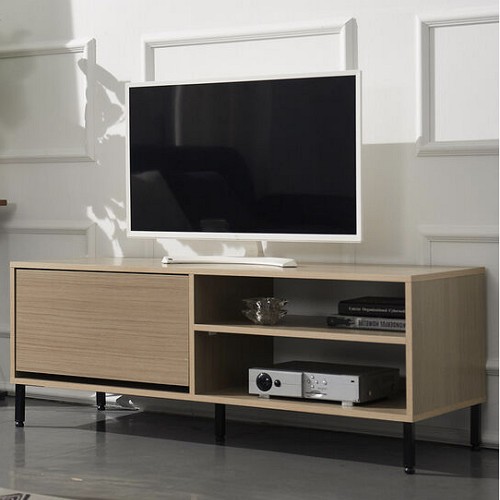 장인가구 체르니 선반형 수납 높은 거실장 1200_이미지