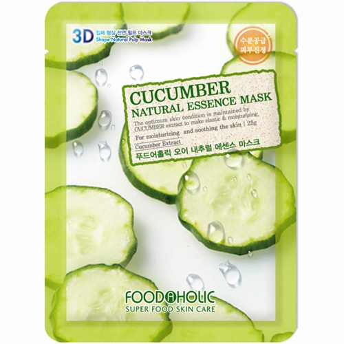 푸드어홀릭 오이 내추럴 에센스 마스크시트