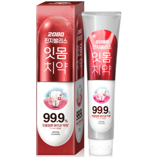 애경 2080 진지발리스 오리지널 치약 150g (3개)